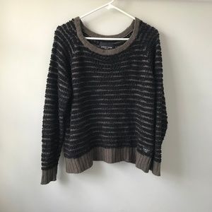 The Buckle Obey Striped Knit Sweater